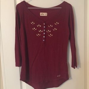 Hollister Scoop Neck Top
